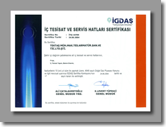 İgdaş Sertifikası